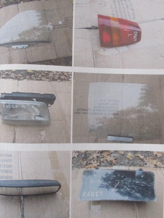 Придатні для експлуатації вузли та агрегати, а також непридатні неметалеві комплектуючі та металобрухт заг. вагою 450 кг, отримані після розукомплектування транспортного засобу марки OPEL Kadett, р.н. LPQ6280, 1990 року випуску