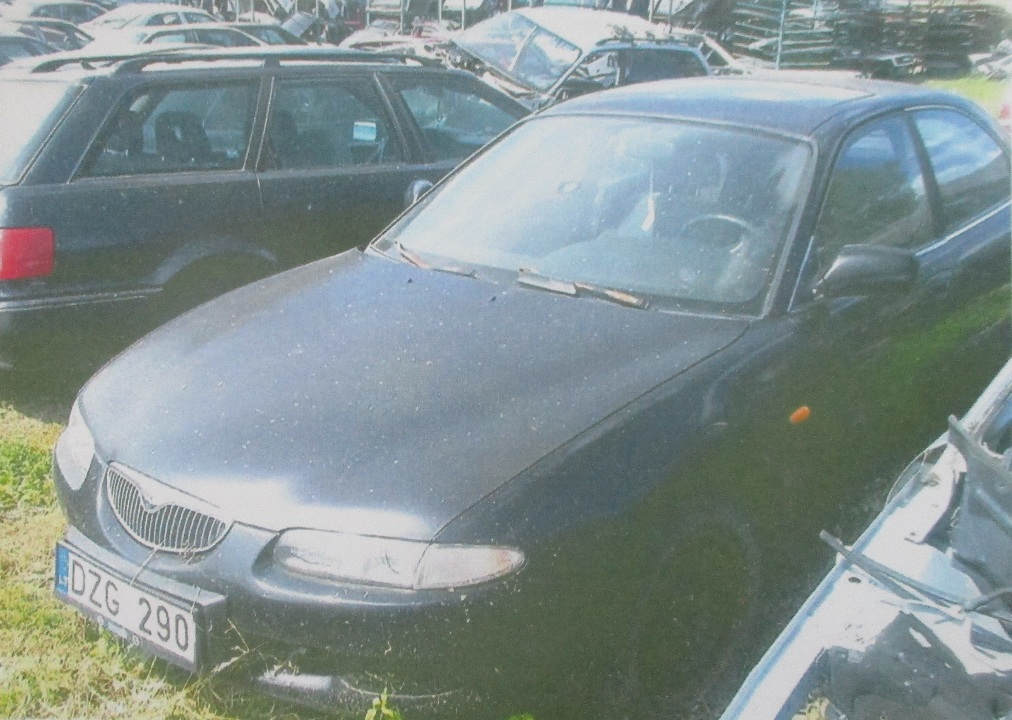 Легковий автомобіль марки Mazda Xedos 6, 1995 року випуску, реєстраційний номер DZG290, № куз. JMZCZ12A201203326, чорного кольору, об'єм двигуна 1598 см. куб., бензин