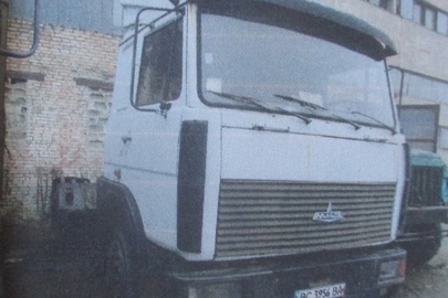 Сідловий тягач-Е МАЗ 54323, 2000 року випуску, номер кузова Y3M543230Y0028665, р.н. ВС3956ВА, інвентарний №528425