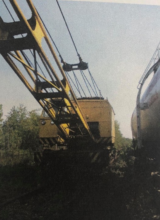 Залізничний кран КЖДЭ-16, 1986 року випуску, інвентарний №417024
