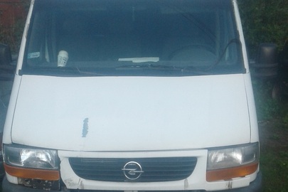 Транспортний засіб марки Opel Movano, 2001 року випуску, реєстраційний номер RP66403, № куз. VN1F9BCH523719479, білого кольору, об'єм двигуна - 2799 см. куб., дизель