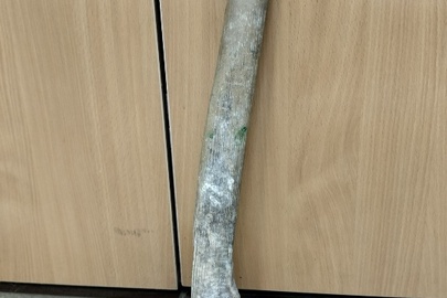Конфісковане майно за рішенням суду: ручна сокира, бувша у вжитку