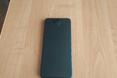 Мобільний телефон марки «ОРРО А53», модель СРН2127, із сімкартою, корпус чорного кольору, на корпусі телефона наявні подряпини, без зарядного пристрою, заблокований паролем, бувший у користуванні