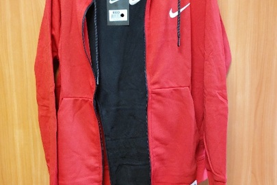Спортивний костюм, т/м «Nike» колір червоний (кофта червоного кольору, штани чорного кольору) розмір – ХХL, новий