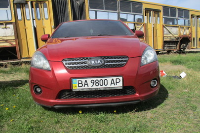 Автомобіль Kia Cee'd HC313B, 2010 року випуску, реєстраційний номер ВА 9800 АP, номер кузову (VIN) U5YHC313BAL052283