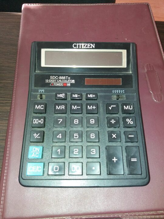 Калькулятор Citizen, модель SDC-888Т