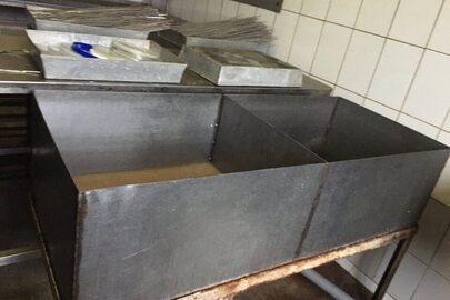 Ванна мийна спарена з нержавіючої сталі, 2 шт.