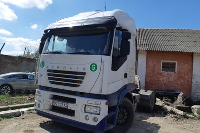 Сідловий тягач марки IVECO STRALIS, 2007 року випуску, білого кольору, шасі №WJMM1VSH404324468, тип палива-дизель,  ДНЗ ВО2127АХ