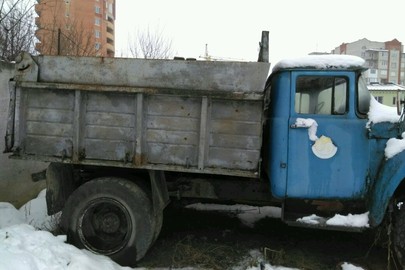 Транспортний засіб ЗИЛ-ММЗ 45021, вантажний самоскид, 1983 року випуску, кузов № 2173497, реєстраційний номер ВО2706АР, синього кольору