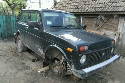 Транспортний засіб-легковий - LADA 212140, 2013 року випуску, колір -зелений, кузов № (VIN) XTA212140Е2165789, державний номерний знак ВО4987ВІ