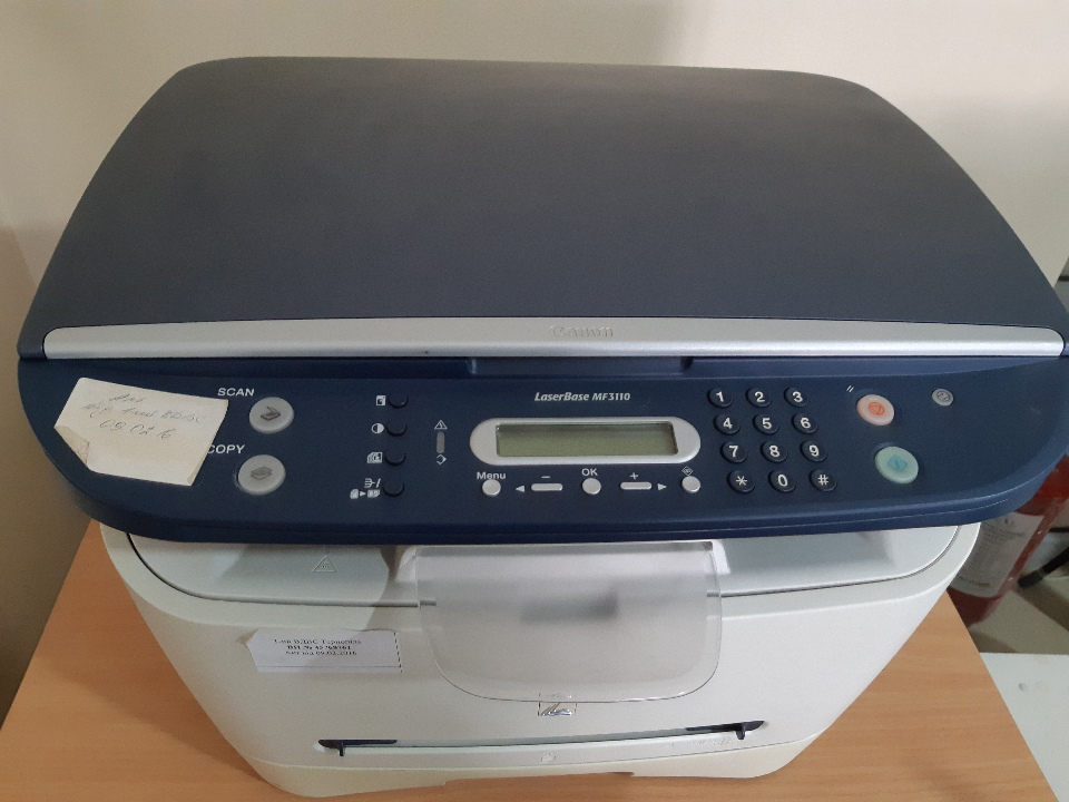 Принтер марки CANON Lаser Base MF 3110, білого кольору, б/к, робочий стан не перевірявся