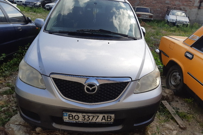 Транспортний засіб марки MAZDA MPV, сірого кольору, 2005 р.в., реєстраційний номер ВО3377АВ, кузов №JMZLW693250309332