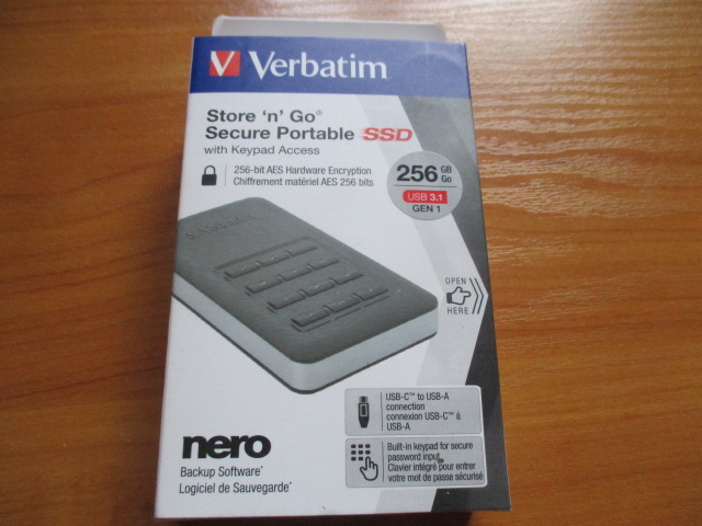 Жорсткий диск Verbatim Store N GO 256 Gb – 1 шт.