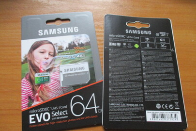 Картки пам’яті Samsung Micro SD, 80 шт. 