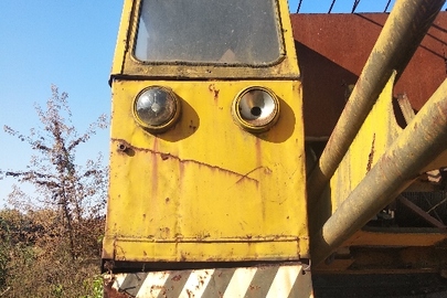 Кран залізничний КЖДЕ-16, заводський номер 148,1986 р.в., жовтого кольору