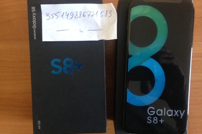 Мобільний телефон марки Samsung Galaxy S8 + 64gb, модель G9550, IMEI 355149886721583, серійний номер R28G30B2B4F