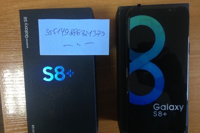 Мобільний телефон марки Samsung Galaxy S8 + 64gb, модель G9550, IMEI 355149886721379, серійний номер R28G30B2B4F