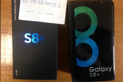 Мобільний телефон марки Samsung Galaxy S8 + 64gb, модель G9550, IMEI 355149886721393, серійний номер R28G30B2B4F