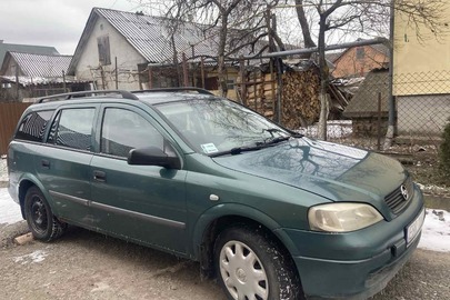 Легковий автомобіль марки OPEL ASTRA, 2001 року випуску, номер кузова W0L0TGF3512238535, зелений колір, ДНЗ (PL) EBR1A89