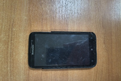 Конфісковане майно за рішенням суду: мобільний телефон LENOVO, чорного кольору, б/в