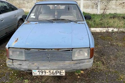 Транспортний засіб АЗЛК 21412, 1990 року виробництва, ДНЗ 19956РЕ, Номер кузова 117811, синього кольору, VIN XTB214120L0088741