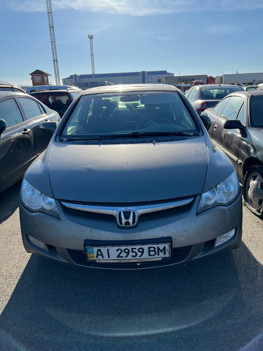 Транспортний засіб HONDA CIVIC, категорія: легковий, 2008 року виробництва, VIN NLAFD76708W060519, ДНЗ АІ2959ВМ, колір сірий