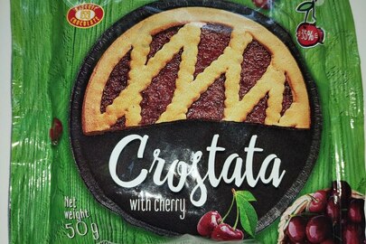 Пиріг пісочний «CROSTATA» Вишня, 50 г, у кількості 7 шт. 