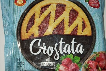 Пиріг пісочний «CROSTATA» Полуниця, 50 г, у кількості 9 шт.