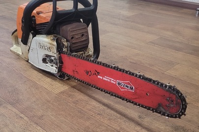 Конфіскація майна за рішенням суду: бензопила марки "STIHL" MS180, б/в