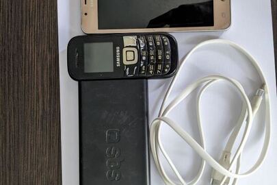 Телефон Samsung J510HSDS, телефон Samsung CT-E1200, PowerBank ISBS, зарядний дріт - в невідомому стані