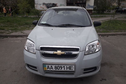 Транспортний засіб Chevrolet aveo, 2008 року випуску, ДНЗ: АА8091НЕ, номер кузова: KL1SF69YE8W009237