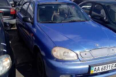Автомобіль DAEWOO LANOS, рік випуску: 2007, реєстраційний номер АА6831ЕА, . VIN/номер шасі (кузова, рами): SUPTF69YD7W349035, синього кольору