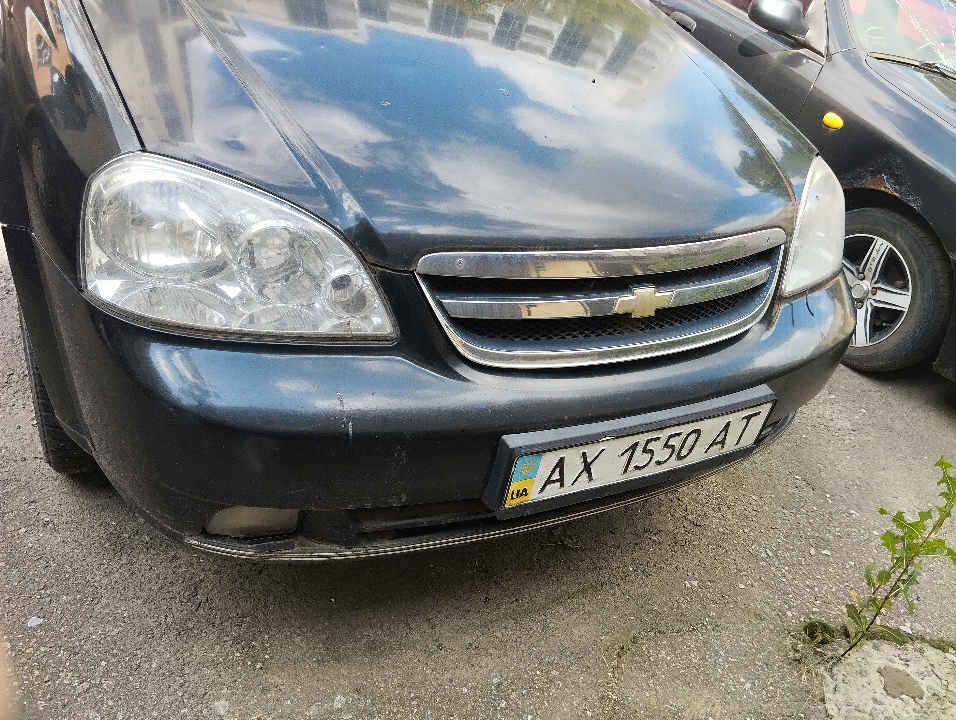 Автомобіль Chevrolet Lacetti NF193, чорного кольору, реєстраційний номер АХ1550АТ, VIN KL1NF193E7K548698, 2006 рік випуску