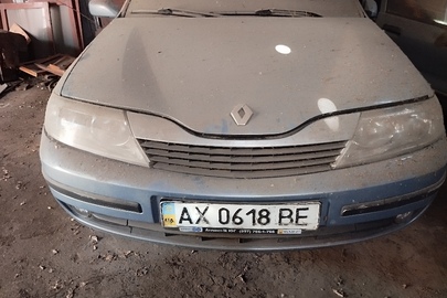 Автомобіль Renault Laguna, реєстраційний номер АХ0618ВЕ, 2003 р.в., сірого кольору, VIN VF1BG0W0C29771463
