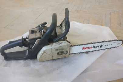 Конфісковане майно за рішення суду: бензопила марки "STIHL MS 180", стан б/в