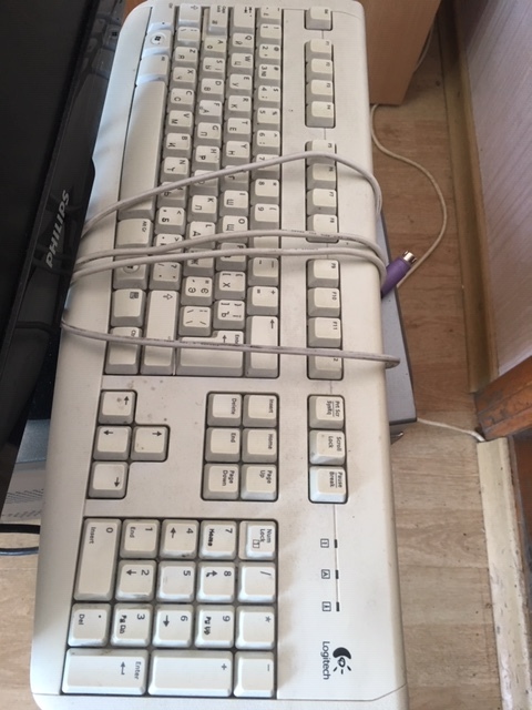 Клавіатура білого кольору марки Logitech Deluxe 250, у кількості 1 одиниця, MN: Y-sap 76, PN: 820-001010; PID SCO32300296