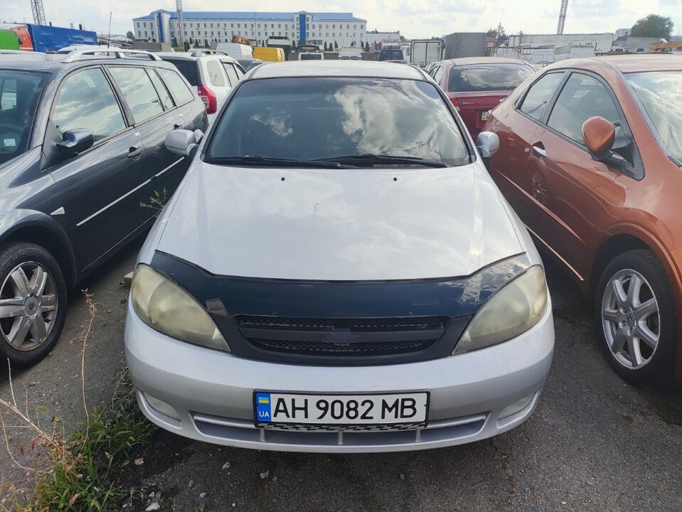 Транспортний засіб: автомобіль легковий CHEVROLET LACETTI, VIN: KL1NA483E5K128696, рік випуску: 2005, ДНЗ: АН9082МВ, колір: сірий