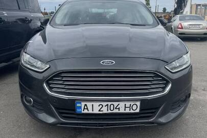 Транспортний засіб: автомобіль легковий FORD FUSION, номер шасі (кузова, рами): 3FA6P0H97GR187973, рік випуску: 2015, ДНЗ: АІ2104НО, колір: сірий