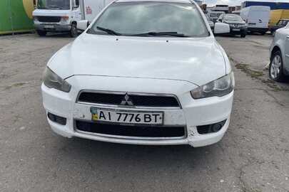Транспортний засіб: автомобіль легковий MITSUBISHI LANCER, номер шасі (кузова, рами): JMBSRCY2A8U012981, рік випуску: 2008, ДНЗ: АІ7776ВТ, колір: білий