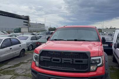 Транспортний засіб: автомобіль легковий FORD F 150, номер шасі (кузова, рами): 1FTFX1CF2DFD08124, рік випуску: 2013, ДНЗ: ВН8323ІМ, колір: червоний