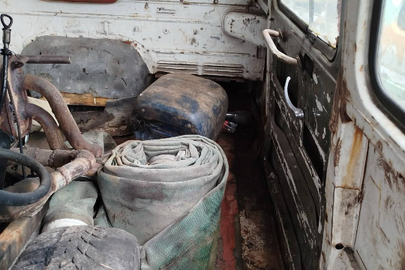 Конфіскація майна за ухвалою суду: пожежний шланг, діаметром 77 мм., бувший у використанні