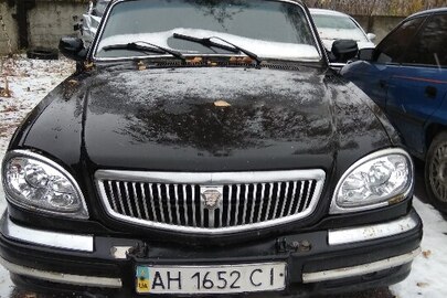 Легковий автомобіль: ГАЗ 31105-120, чорного кольору, 2005 р.в., ДНЗ: АН 1652СІ, VIN: X9631105051299270