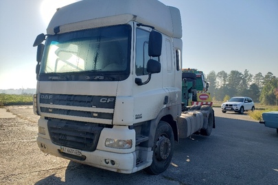 Транспортний засіб, вантажний сідловий тягач, DAF, Модель ТЗ: FT CF 85.410, 2012 р.в. VIN: XLRTE85MC0E968190, Номерний знак: АІ6631ЕВ