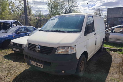 Колісний транспортний засіб вантажний-В марки VOLKSWAGEN модель TRANSPORTER, рік випуску - 2008, реєстраційний номер ВС4966КХ, номер шасі (кузова) WV1ZZZ7HZ8H135207, колір білий