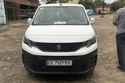 Автомобіль марки PEUGEOT, модель: PARTNER, категорія: вантажний, рік виробництва: 2019, VIN: VR3EF9HPAKJ700003, номер кузова: VR3EF9HPAKJ700003, номерний знак: СЕ7529ВХ, колір: білий