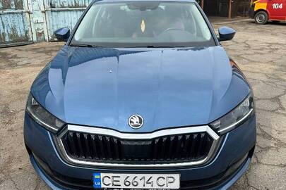 Автомобіль марки SKODA, модель: OCTAVIA, категорія: легковий, рік виробництва: 2020, VIN: TMBAR4NX5MY034059, номер кузова: TMBAR4NX5MY034059, номерний знак: CE6614CP, колір: синій
