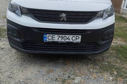 Автомобіль марки PEUGEOT, модель: RIFTER, категорія: легковий, рік виробництва: 2020, VIN: VR3EC9HPALJ832212, номер кузова: VR3EC9HPALJ832212, номерний знак: CE7904CP, колір: білий
