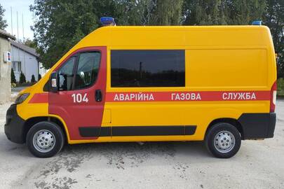 Автомобіль марки ТК, модель: PB-APM, категорія: вантажний, рік виробництва: 2022, VIN: Y8CTKP165N0000026, номер кузова: VF3YATMFB12U52218, номерний знак: CE4862EK, колір: жовтий