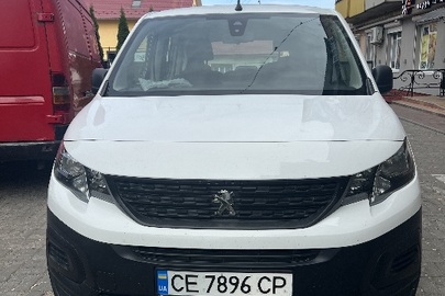 Автомобіль марки PEUGEOT, модель: RIFTER, категорія: легковий, рік виробництва: 2020, VIN: VR3EC9HPALJ832211, номер кузова: VR3EC9HPALJ832211, номерний знак: CE7896CP, колір: білий