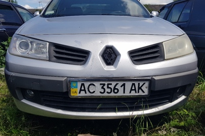 Легковий автомобіль Renault Megane, 2006 року випуску, сірого кольору, ДНЗ АС3561АК, номер кузова: VF1LM1A0H36880142